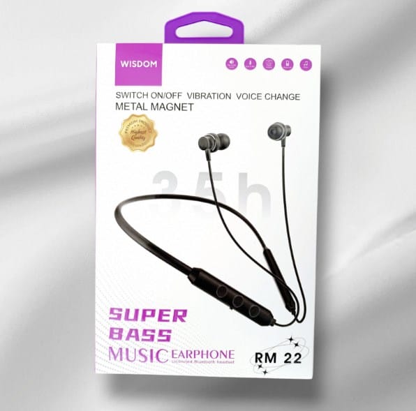 WISDOM RM22 Voice Changer Wireless NeckBand