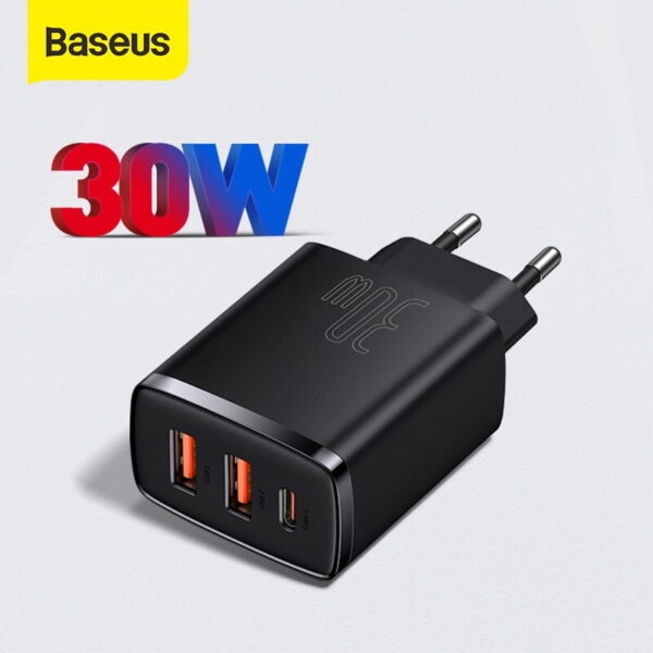 Baseus Compact Quick Charger 2U+C 30W CN - Image 2