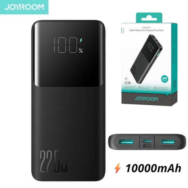 Joyroom JR-QP191 10000mAh 22.5W Fast Charging Power Bank - Image 3