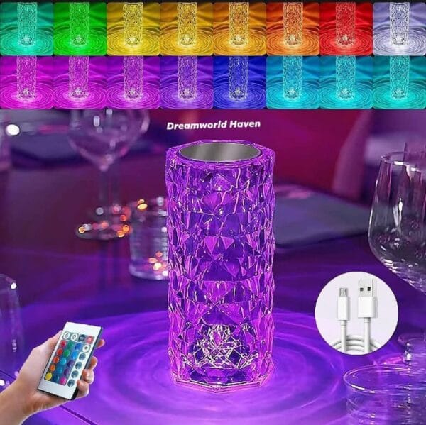 Rose Diamond Table Lamp - Image 2