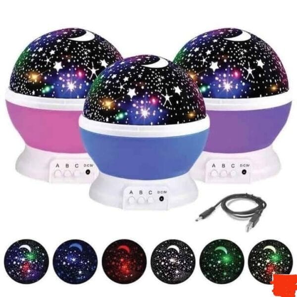 Star Master Dream Rotating Projection Lamp - Image 3